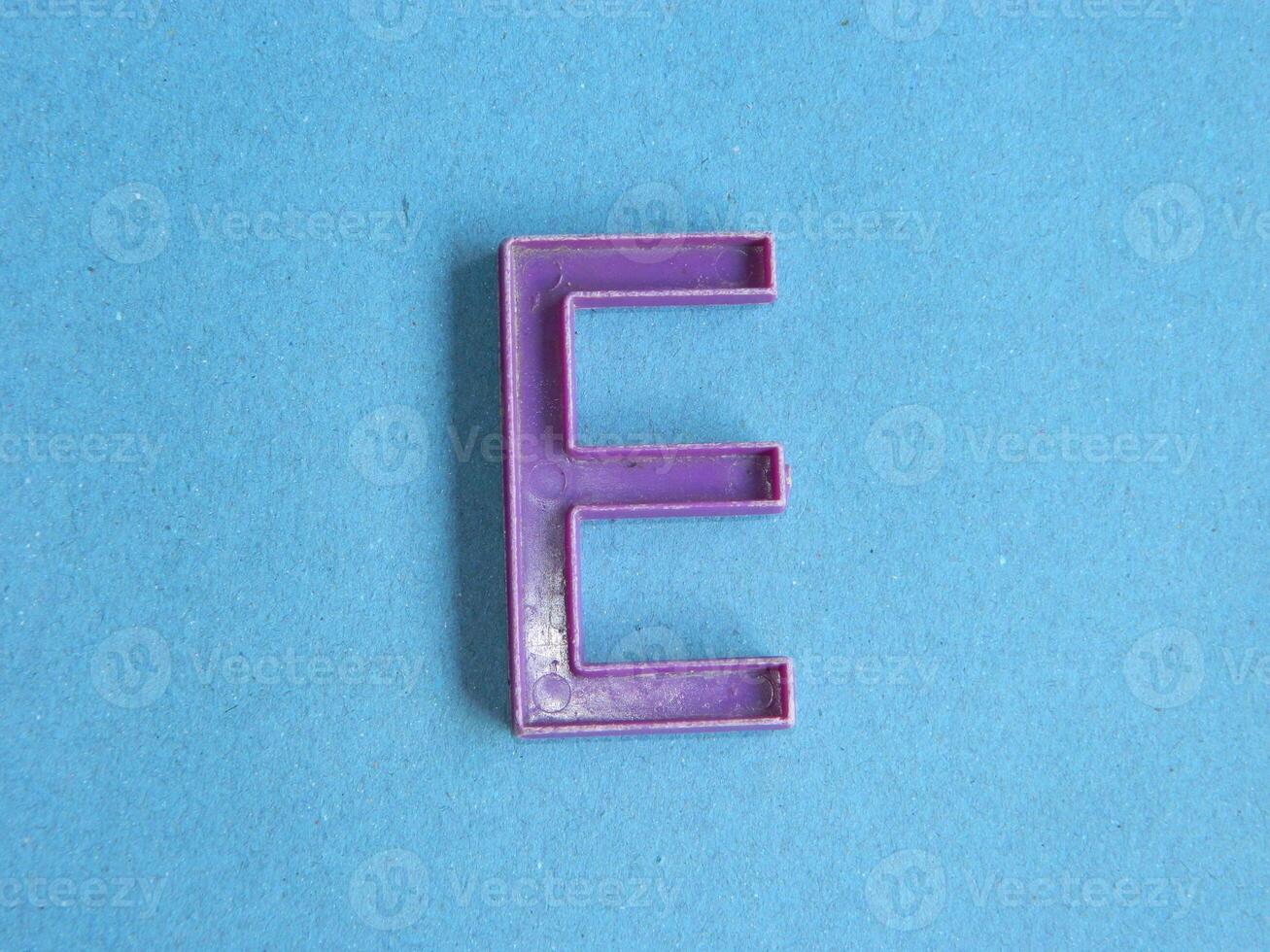Macro photo or closeup photo of the alphabet from children's toys on a blue background. Use on preschool also