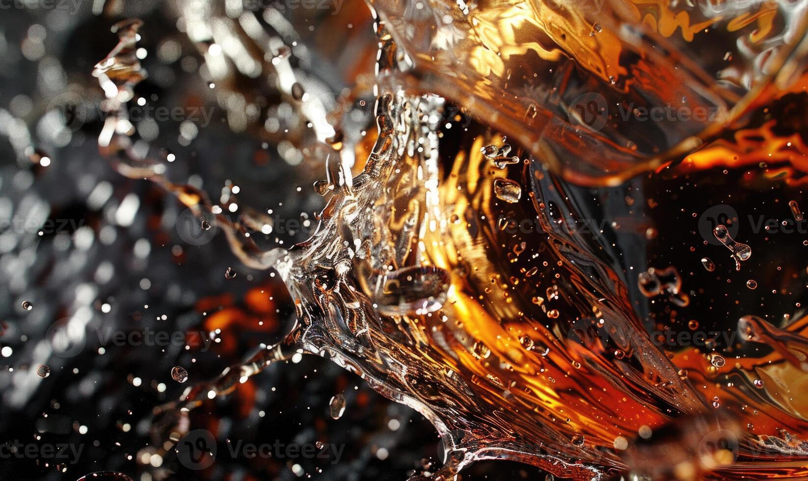 Abstract background with water splashes photo