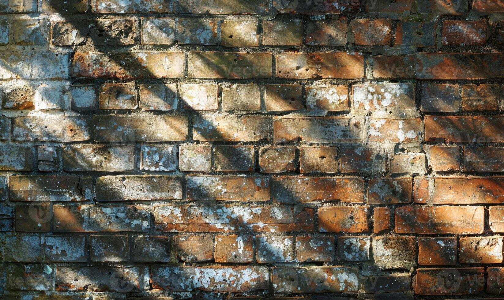 Antique brick wall background photo