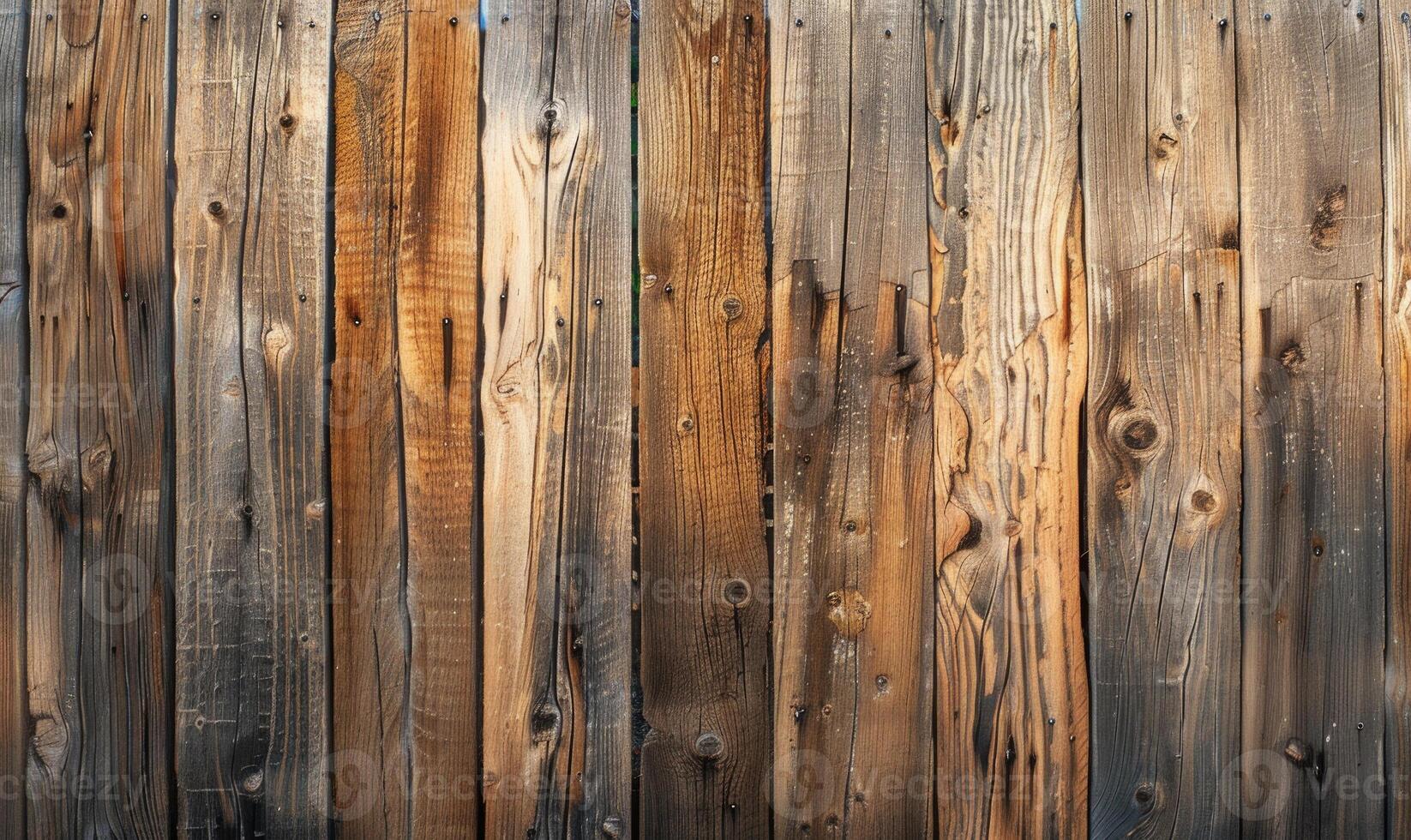Rustic wooden fence abstract background photo