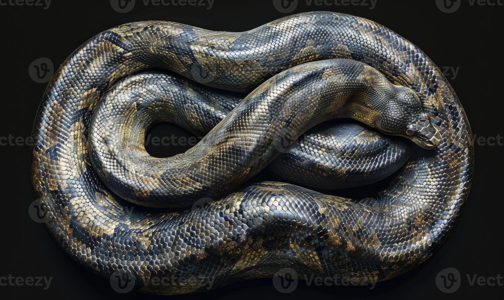 Python on neutral background photo