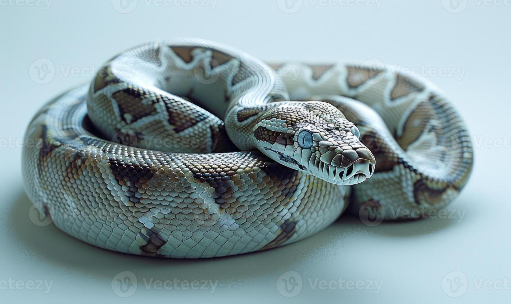 Python on neutral background photo