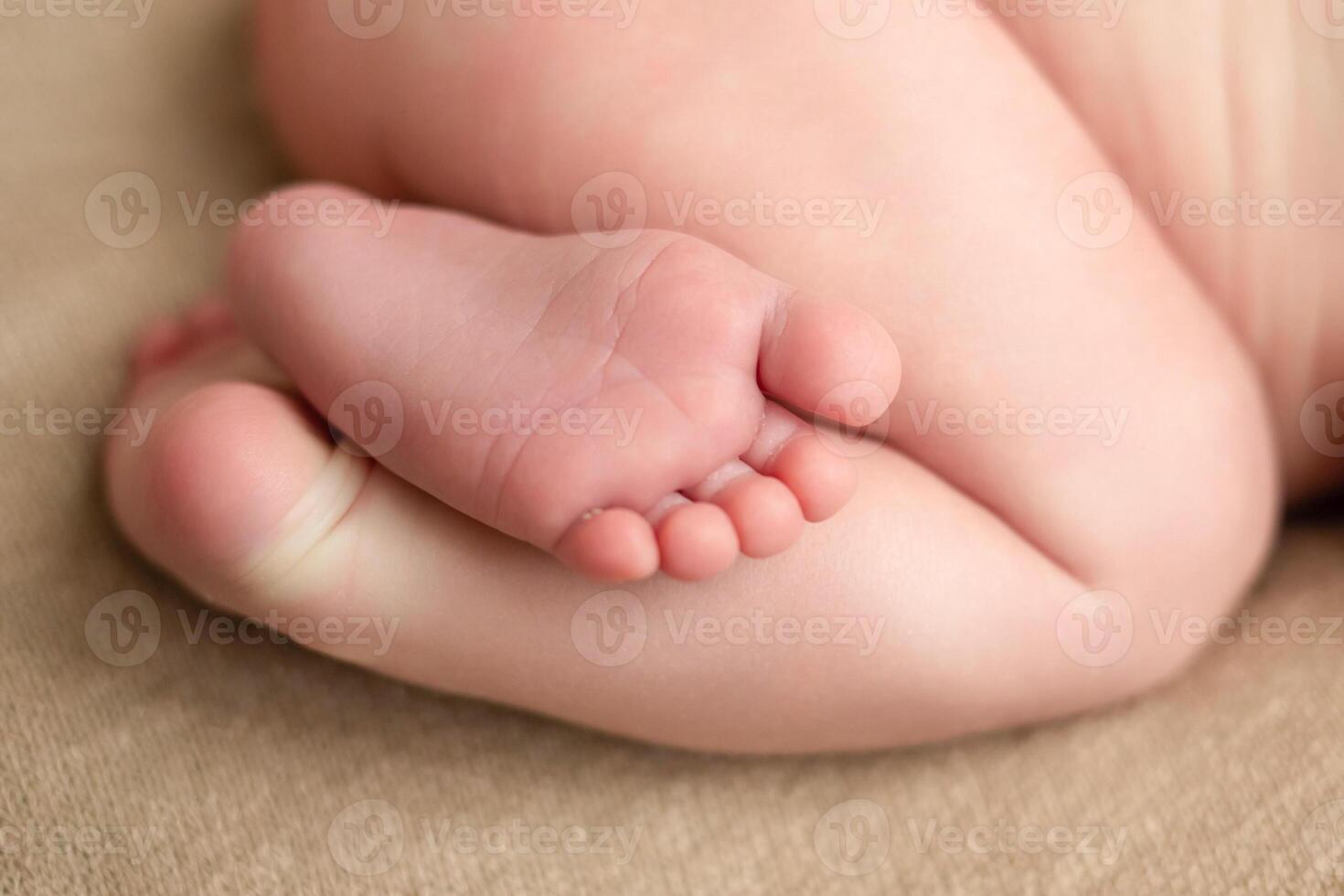 small baby foot close up photo