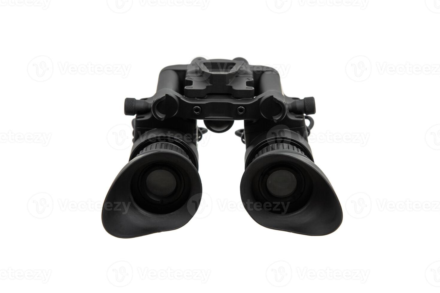 Night vision device. A special device for observing in the dark. Equipment for the military, police and special forces. Isolate on a white back photo