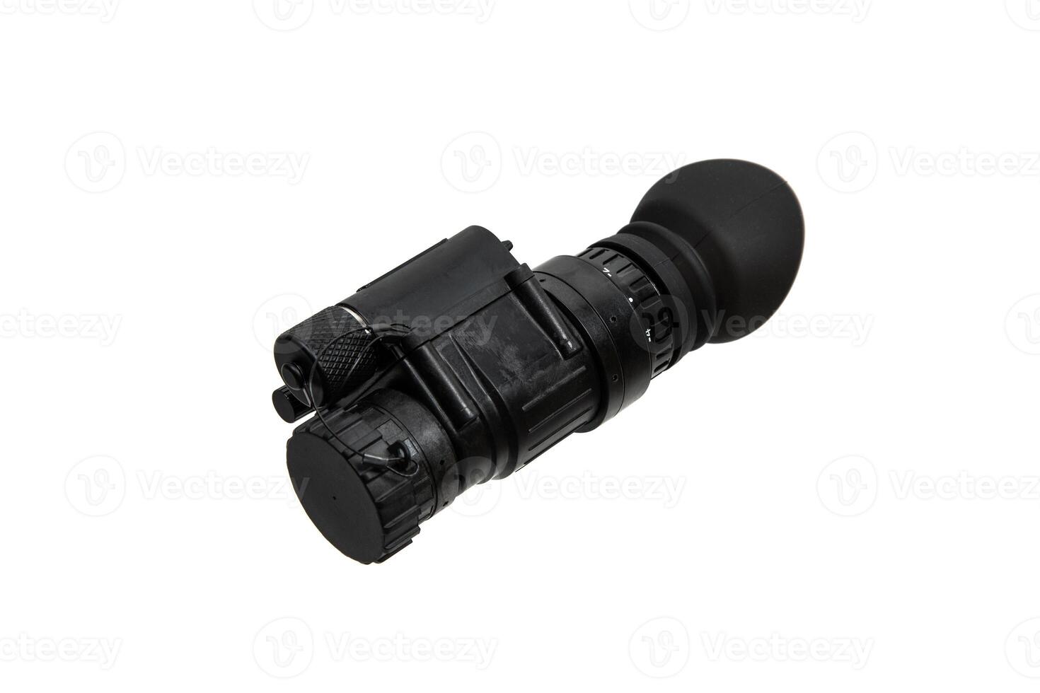 Night vision device. A special device for observing in the dark. Equipment for the military, police and special forces. Isolate on a white back photo