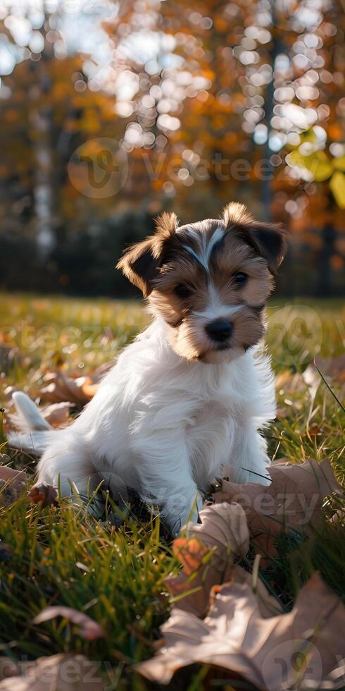 Energetic Puppy Playfulness photo