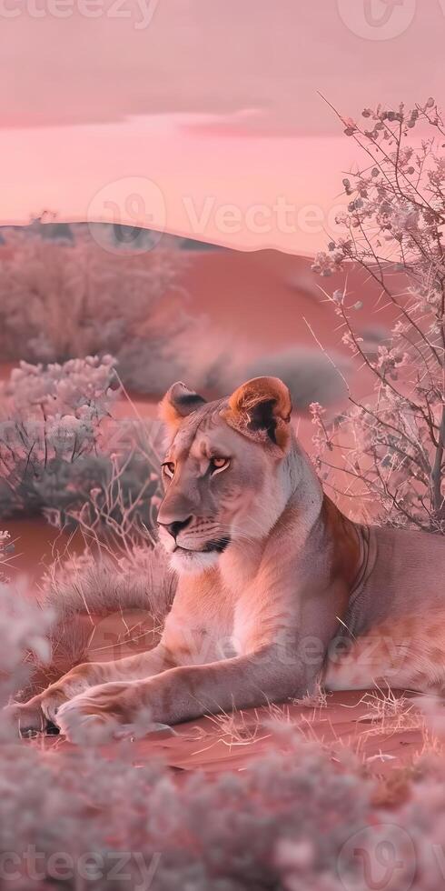 African Savanna Lioness photo