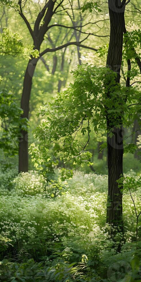 Dappled Sunlight Forest photo