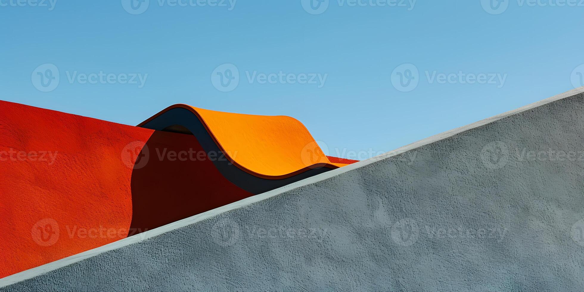 Vibrant Digital Geometric Abstraction photo