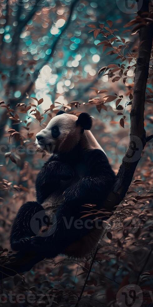 Panda Bear Relaxing photo