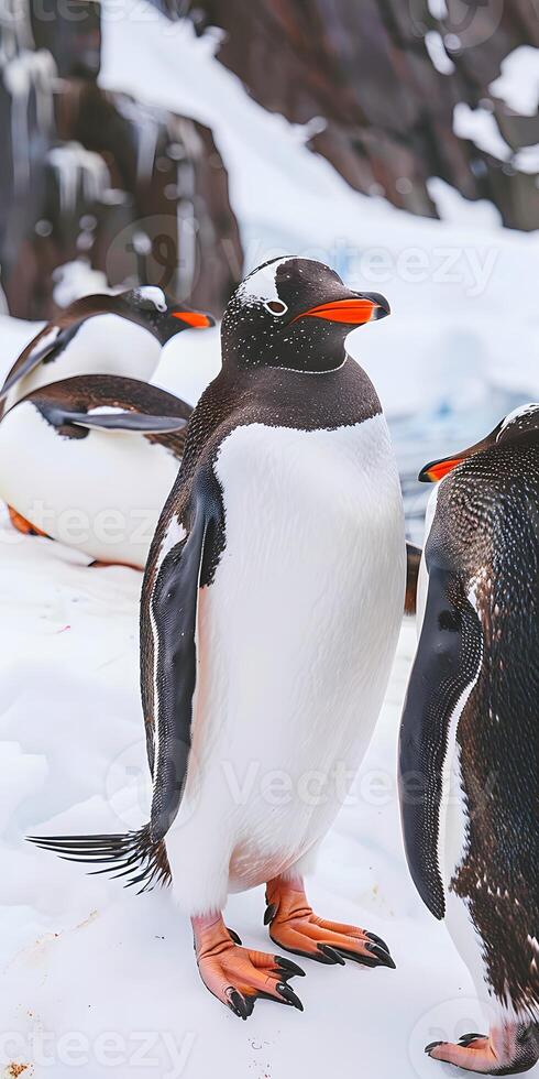 Penguin Family on Ice photo