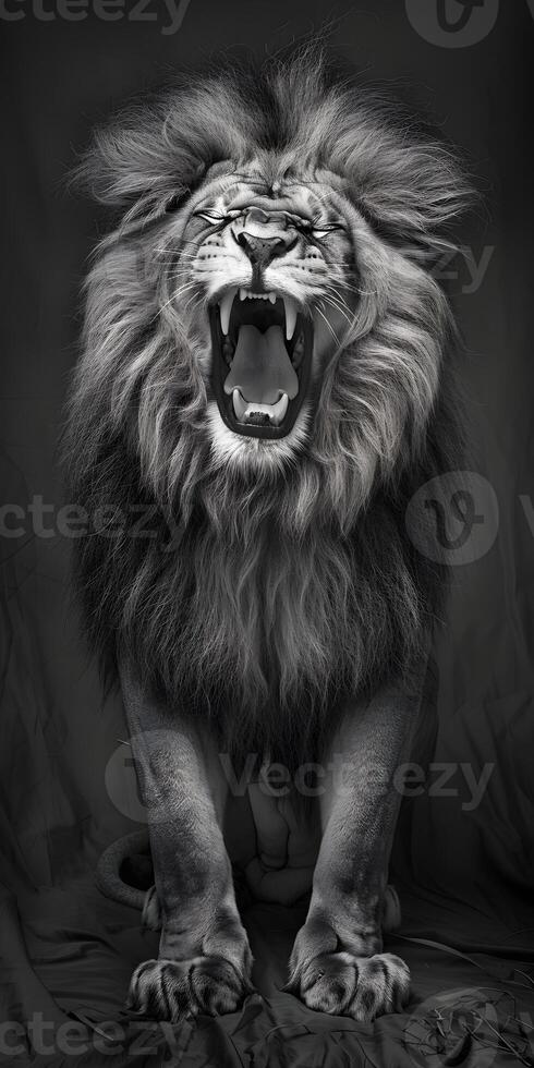 Regal Lion Yawn photo