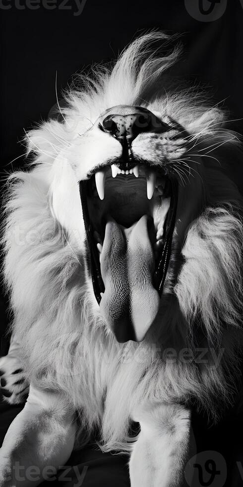 Regal Lion Yawn photo