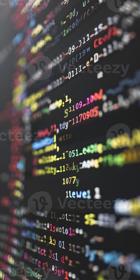 Digital Code Display 46767266 Stock Photo at Vecteezy