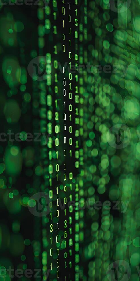 Digital Code Matrix Glow 46767289 Stock Photo at Vecteezy