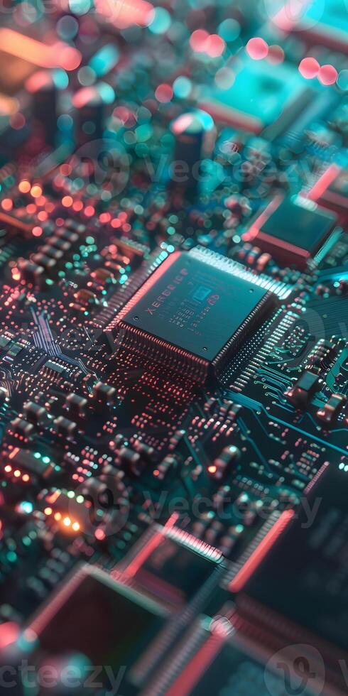 Futuristic Technology Abstraction photo