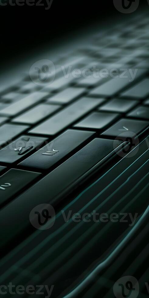 Backlit Computer Keyboard photo