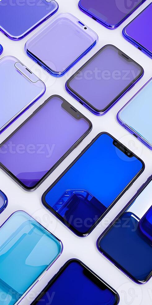Assorted Colorful Smartphones photo