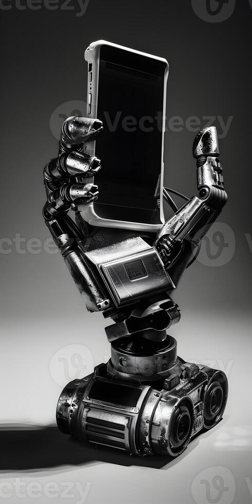 Robotic Hand with Smartphone photo