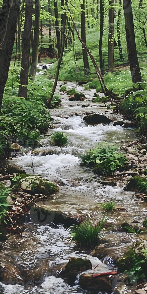 Serene Forest Stream photo
