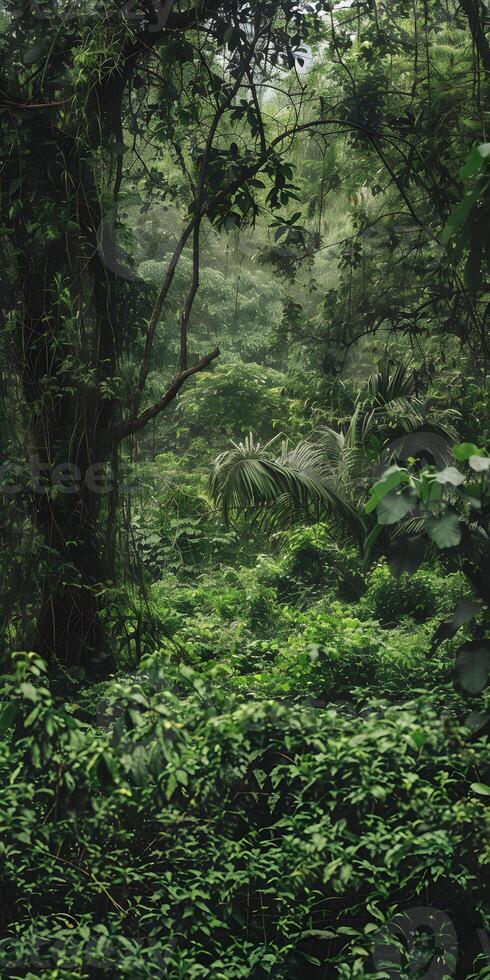 Lush Dense Forest photo