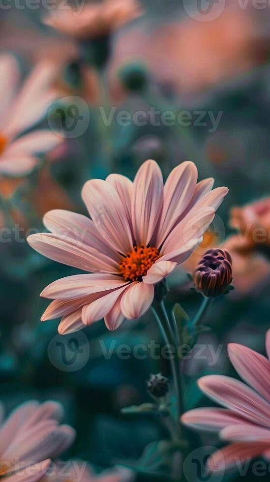 Pink Flower in a Garden photo