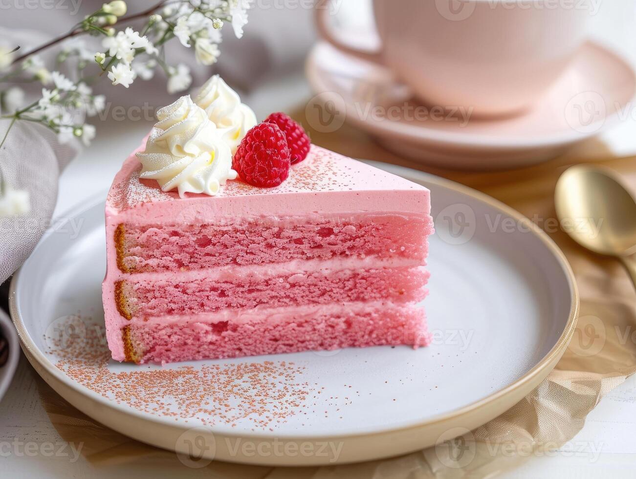 Pink Ombre Cake for holiday photo
