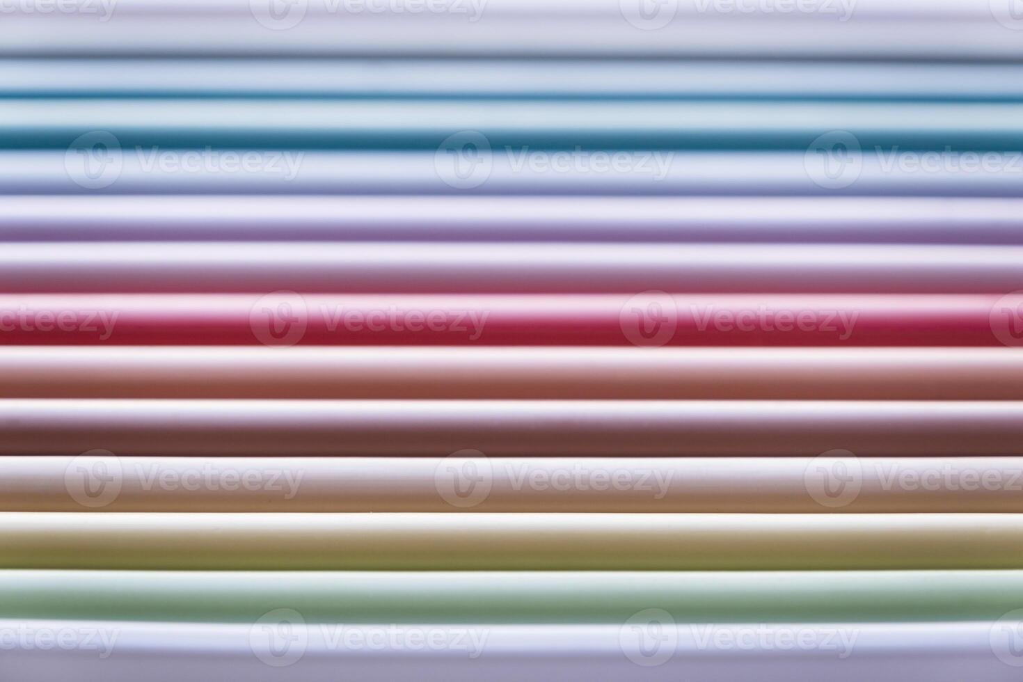 set of pastel colored colorful pencils photo