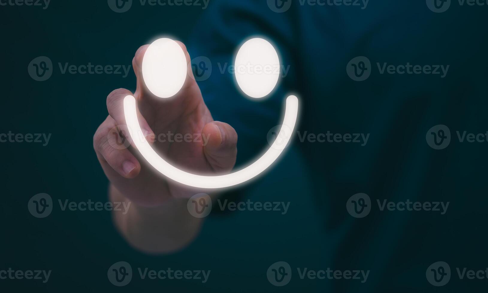 Customer services best excellent business rating experience. Satisfaction survey concept. user gives ratings to service experience on the online application, online marketing, and business processes. photo