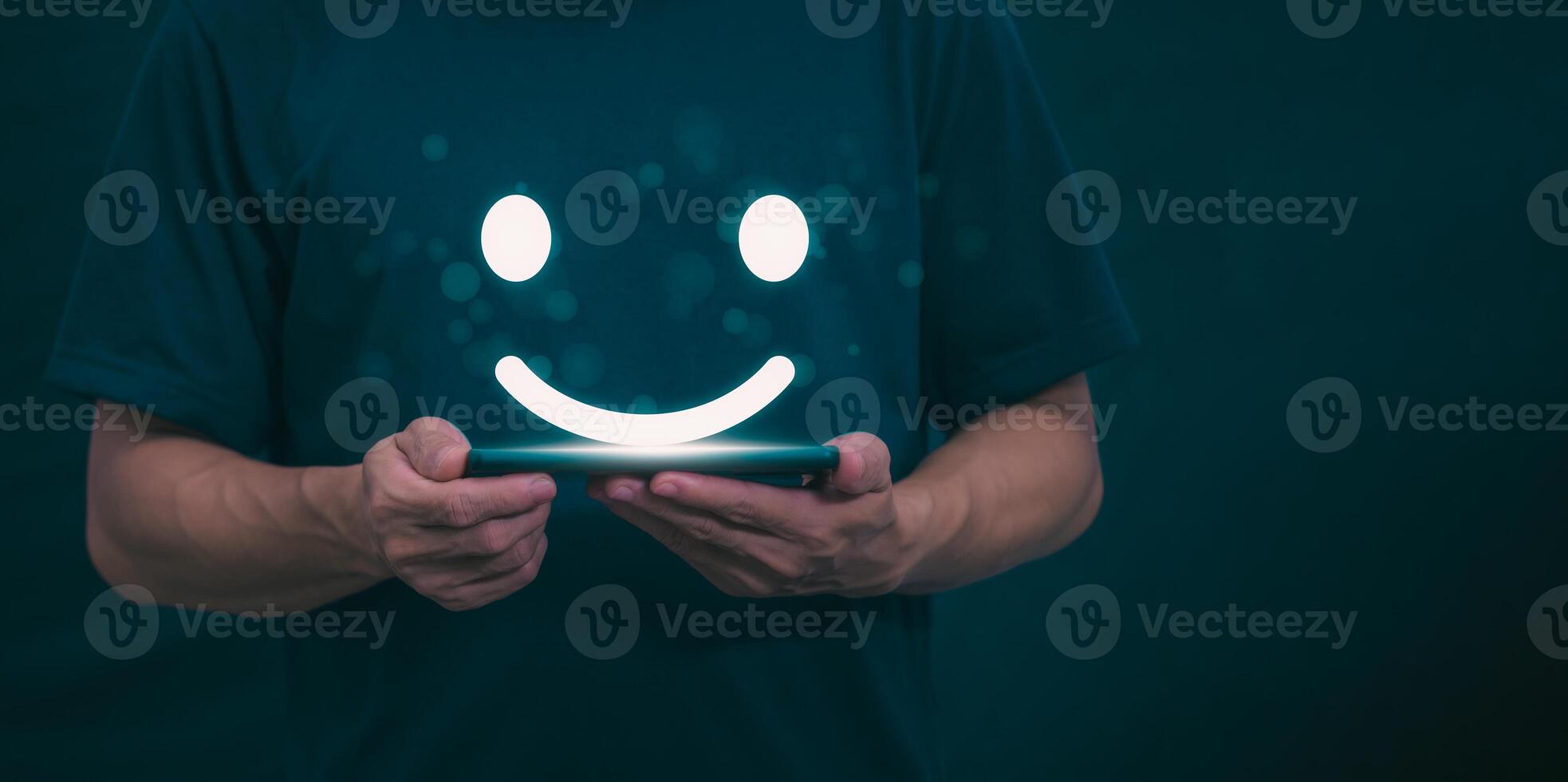 Customer services best excellent business rating experience. Satisfaction survey concept. user gives ratings to service experience on the online application, online marketing, and business processes. photo