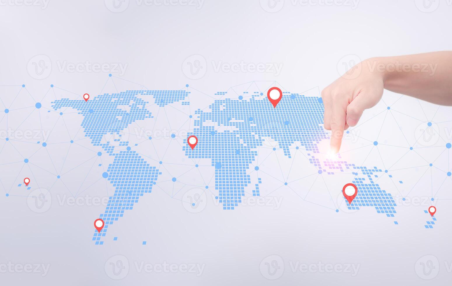 Connectivity, communication, and financial exchange with global network cloud data internet technology. Using wireless data with high-speed technology for economic and scientific development photo