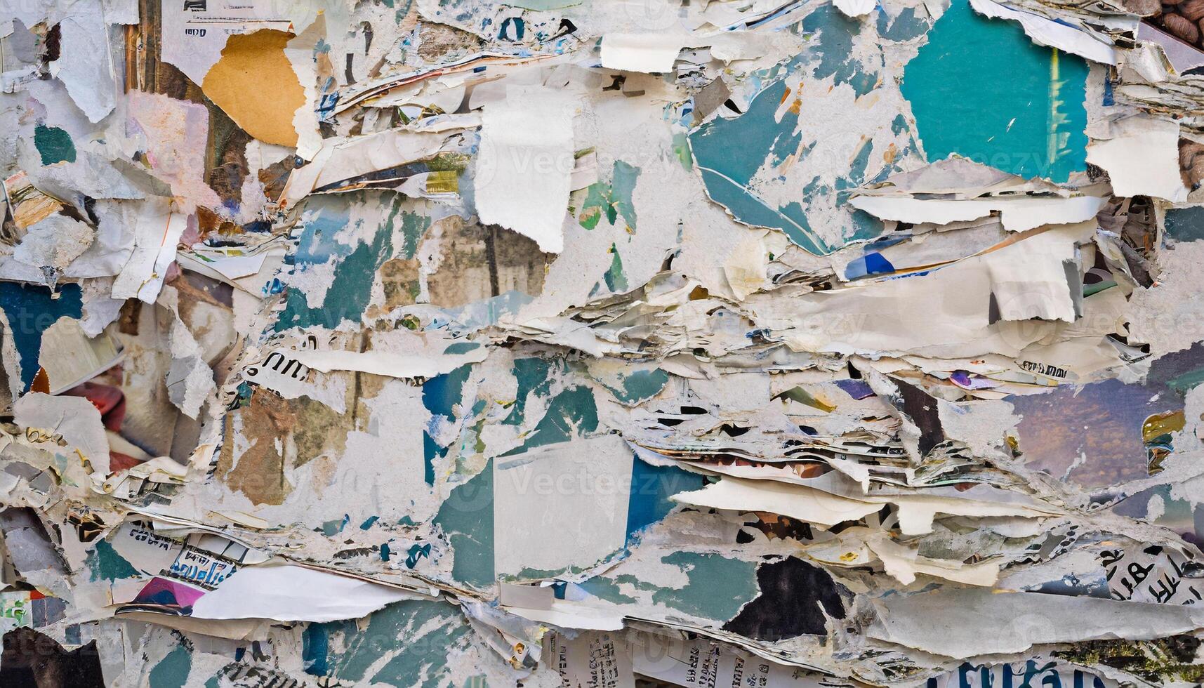 Crumpled magazine background photo