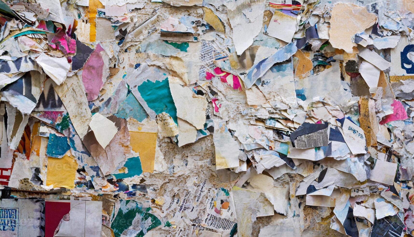 Crumpled magazine background photo