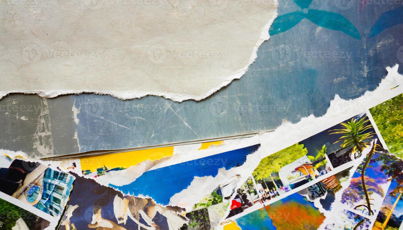 Crumpled magazine background photo