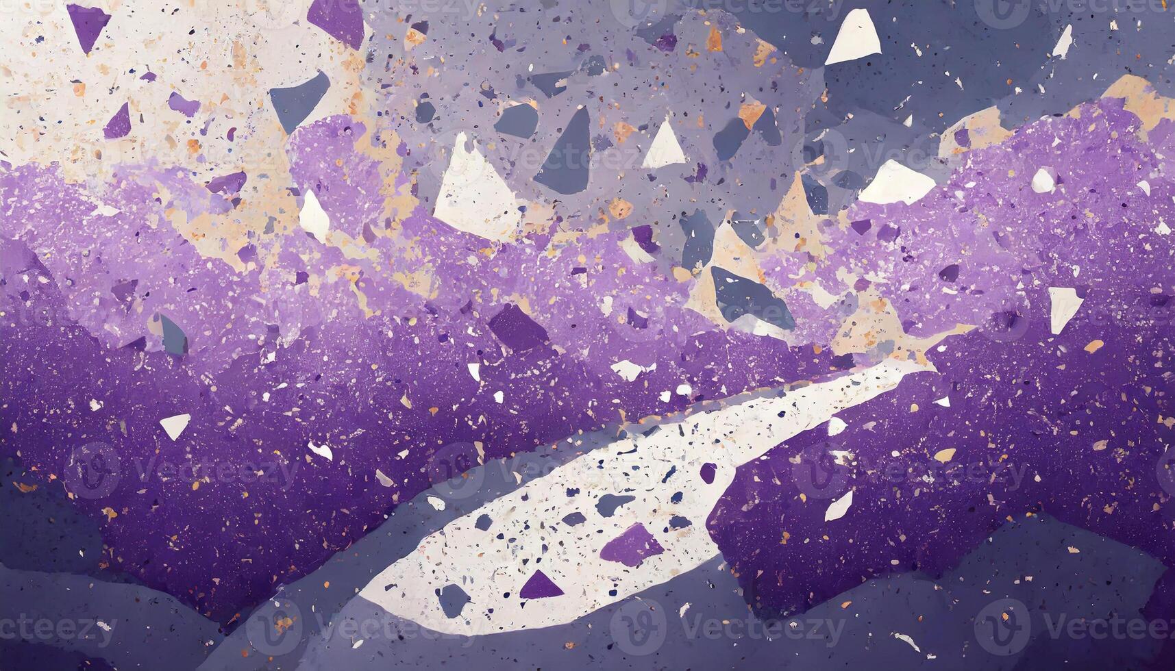 Wall background with terrazzo texture and pattern photo