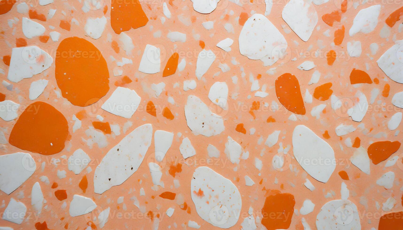 Wall background with terrazzo texture and pattern photo