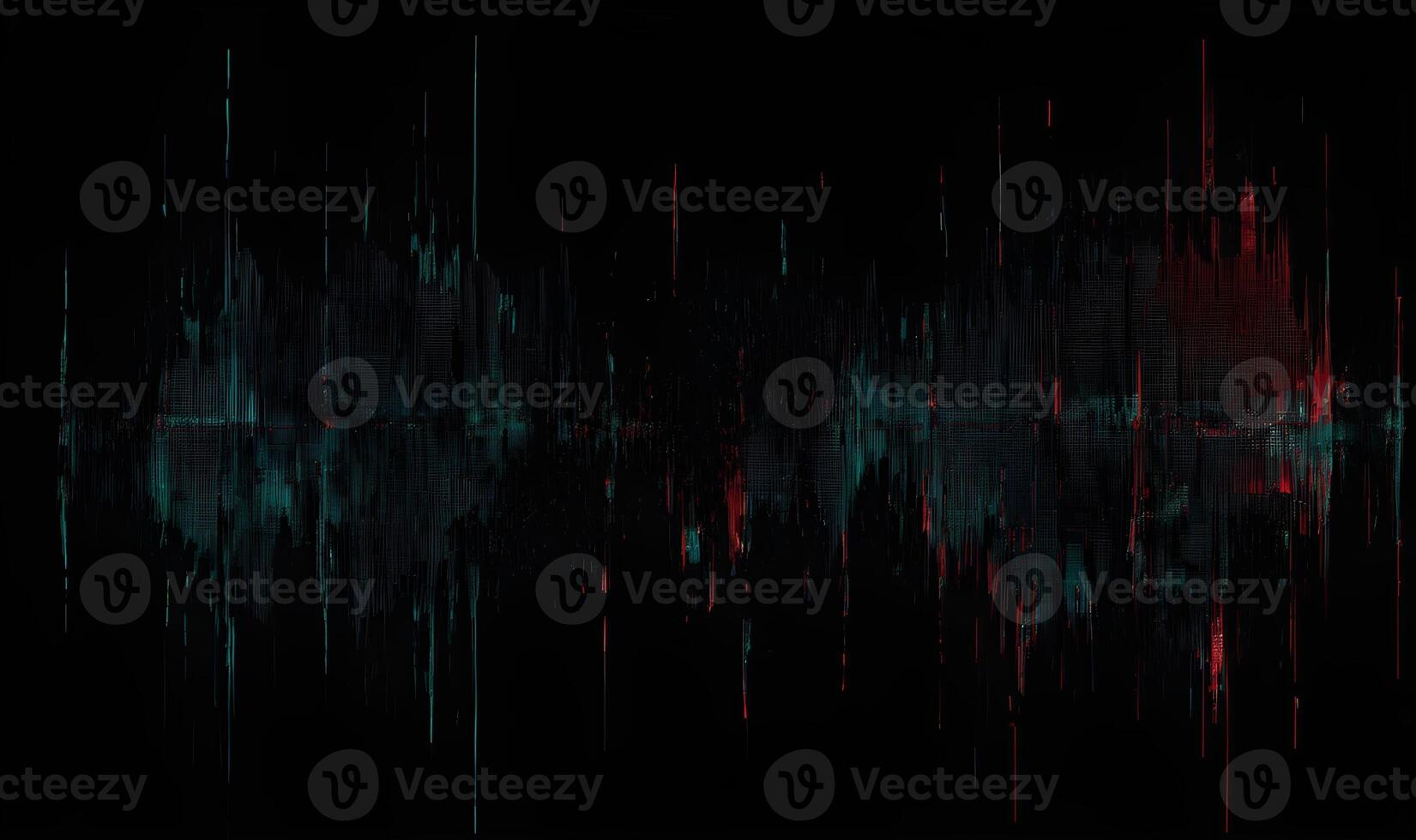 digital disintegration test screen fault texture on dark background photo