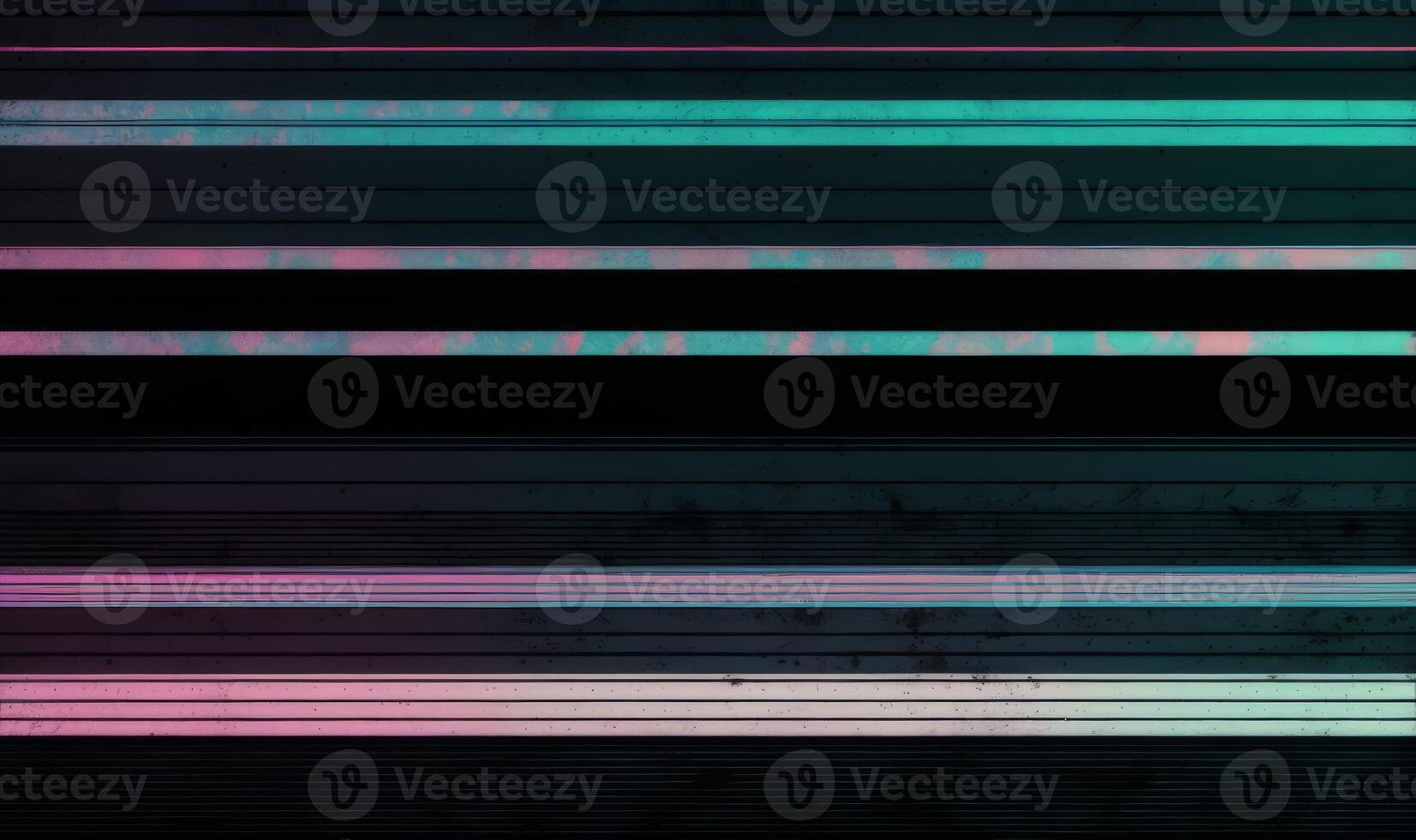 VHS effect blankets the composition mimicking white noise over a grunge film texture photo