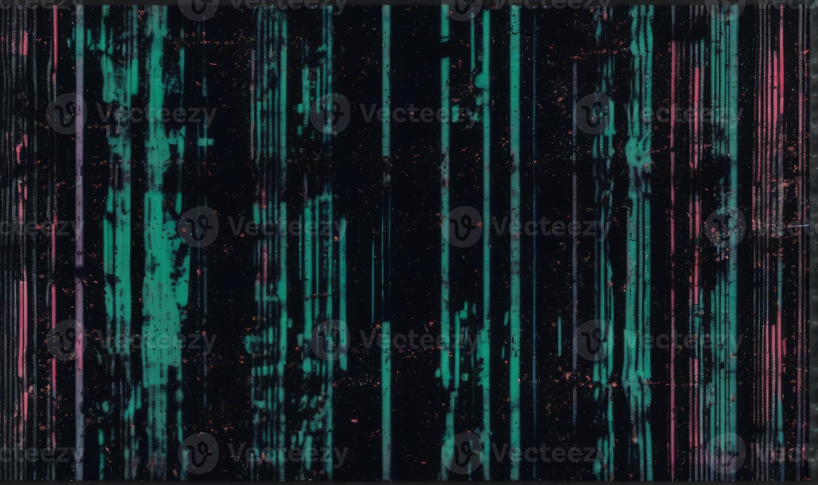 Distorted Digital Noise and Error Signal Texture on Dark Background photo