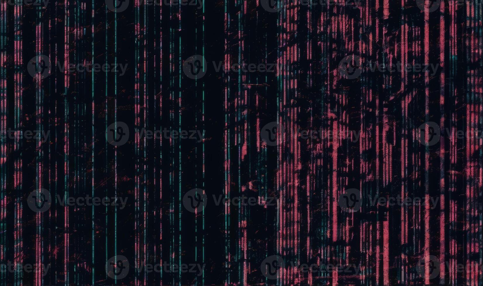 Distorted Digital Noise and Error Signal Texture on Dark Background photo