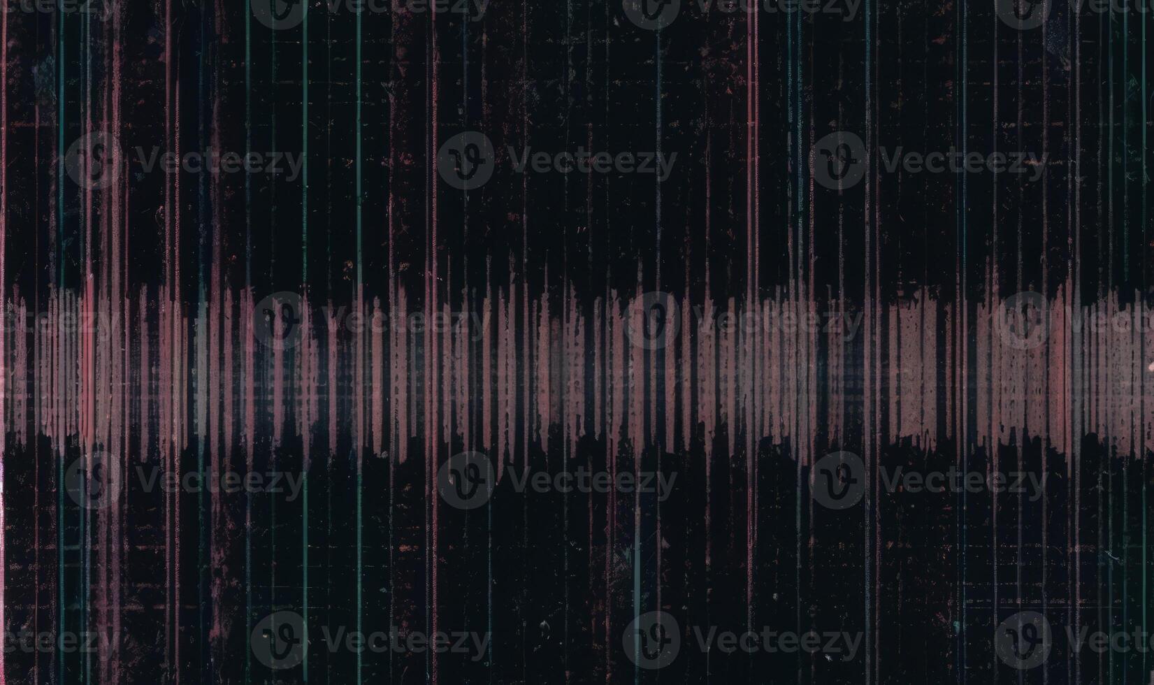 Distorted Digital Noise and Error Signal Texture on Dark Background photo