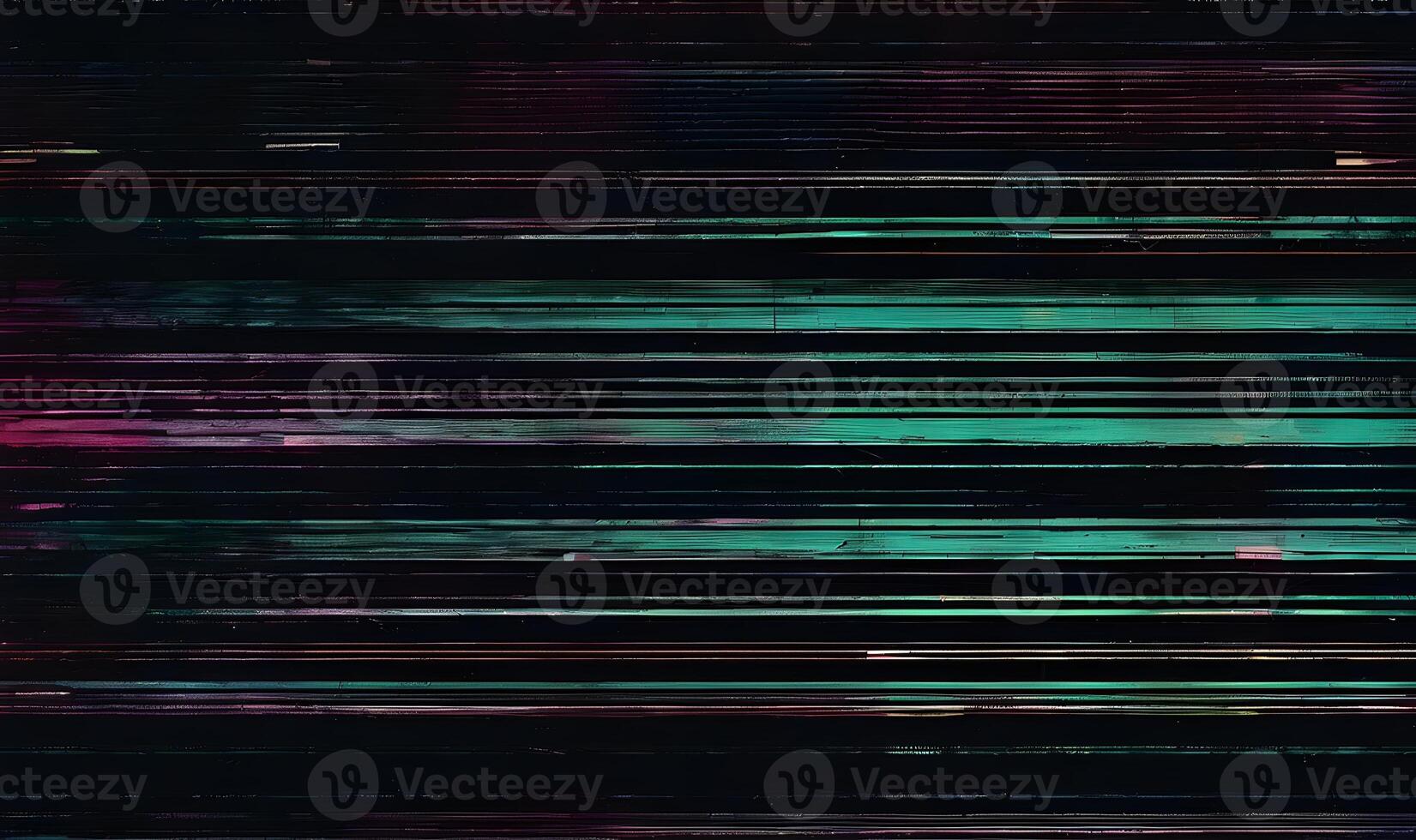 Digital texture shows signal error effect, abstract visual noise on dark background photo