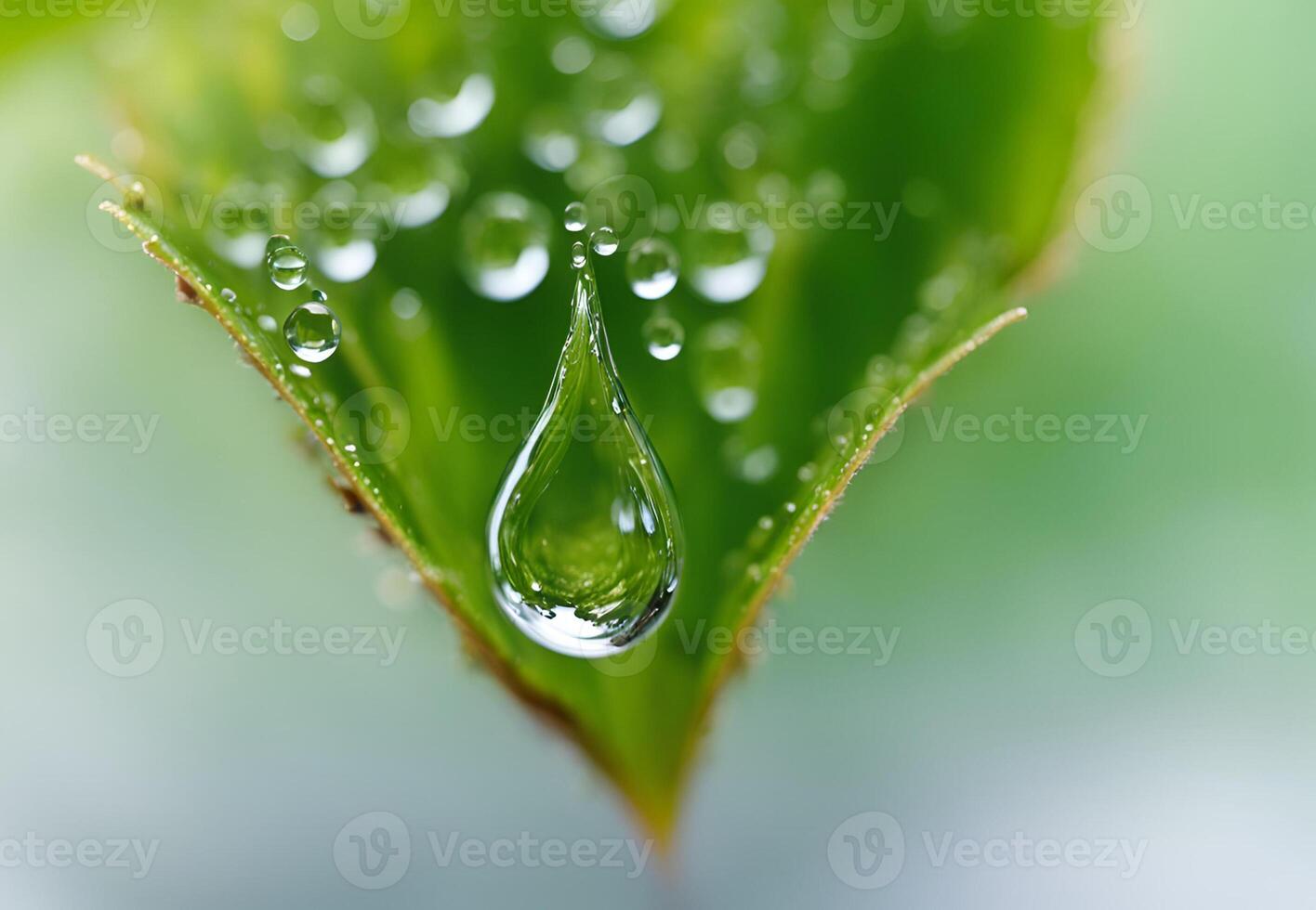 Fleeting Canvas A Raindrops EverChanging Impression photo