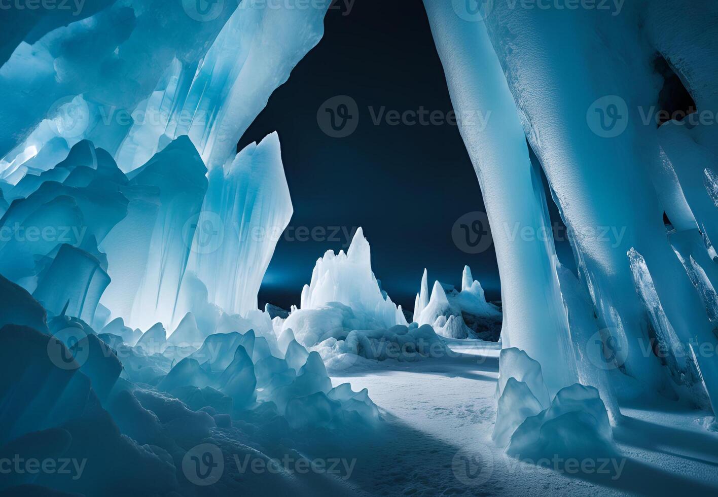 Frozen Tears A Long Exposure of Delicate Ice Formations photo