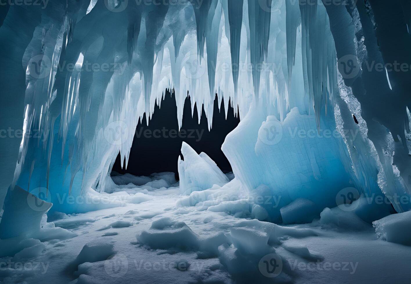 Crystal Chasm A Long Exposure of the Caves Depths photo