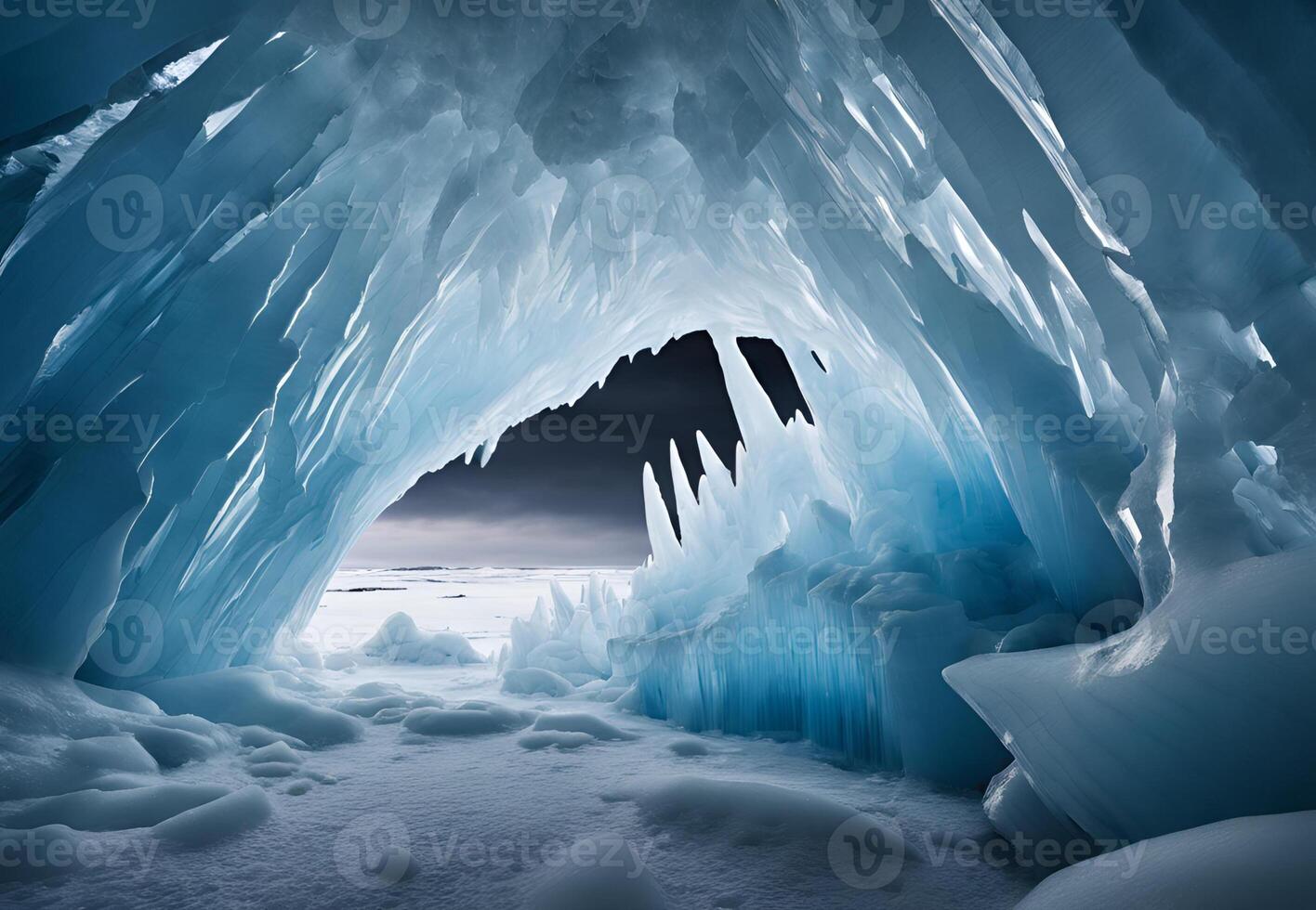 Crystal Cavern A Long Exposure of the Caves Sparkling Depths photo