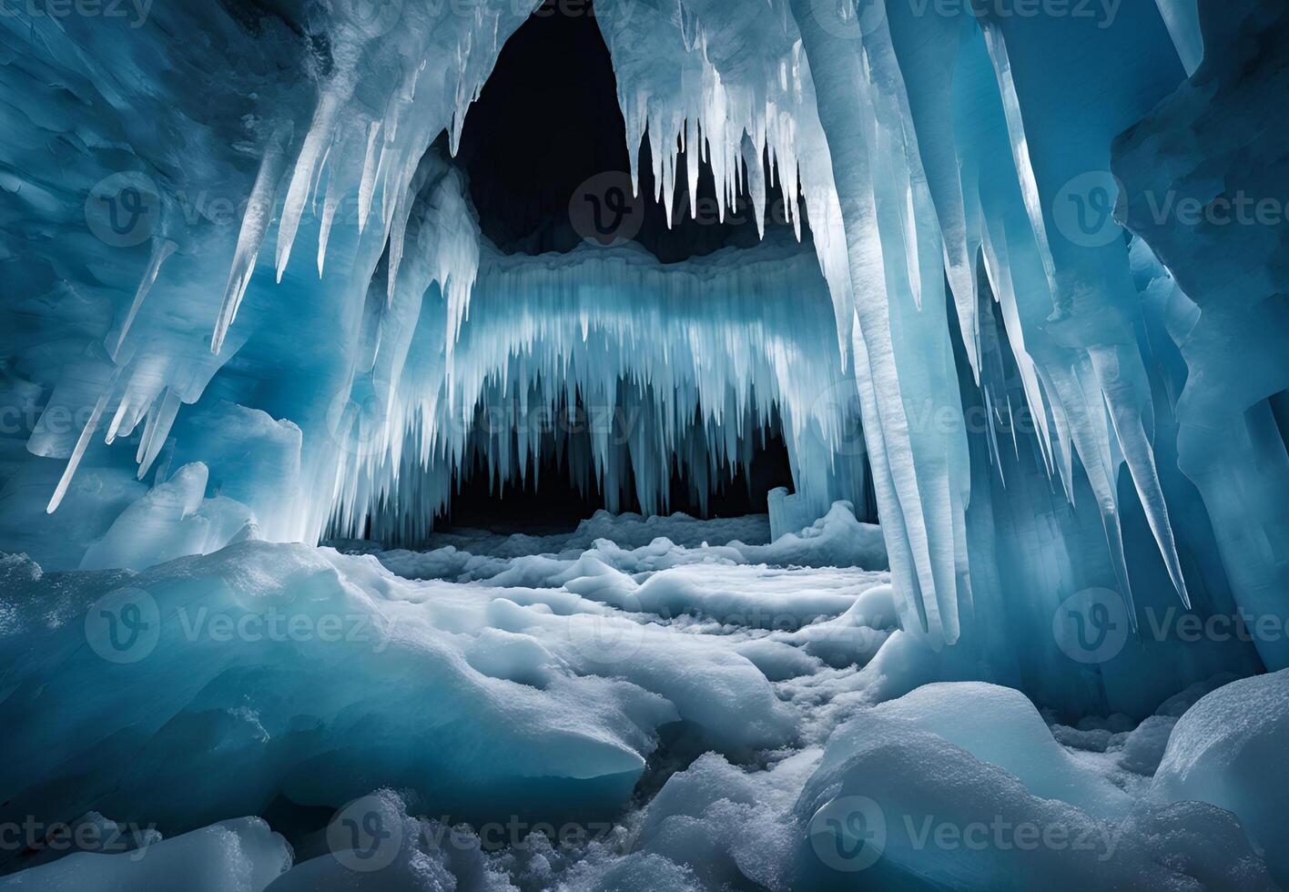 Frozen Symphony of Silence A Long Exposure of the Caves Serenity photo