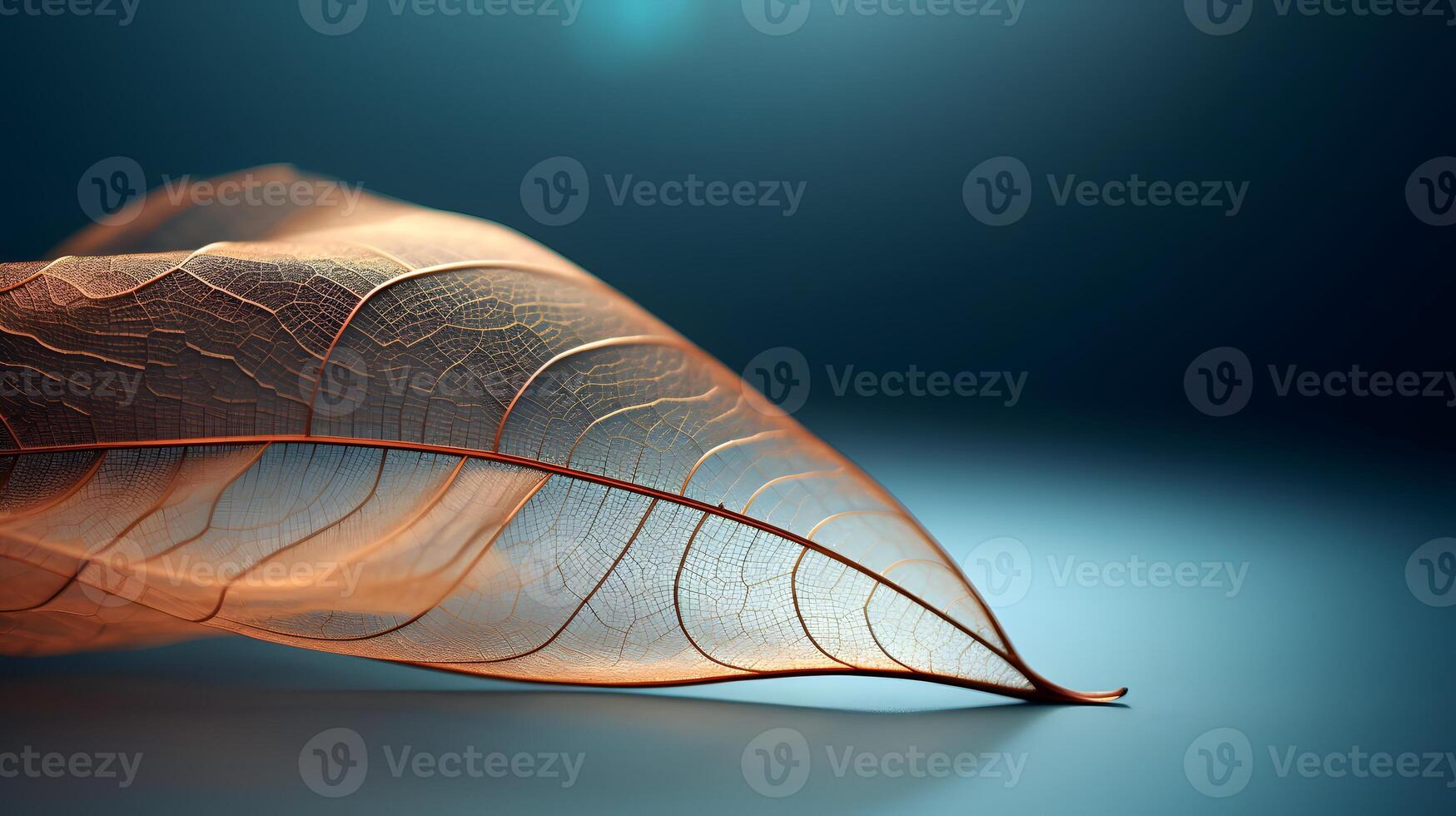 A leaf vein with natural and layered. photo