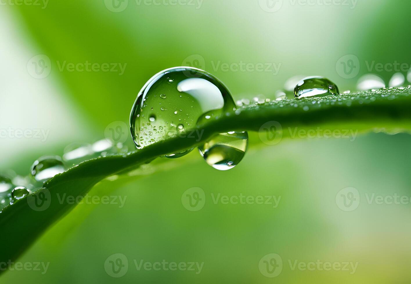 Fleeting Reflection A Raindrops Momentary Impression photo