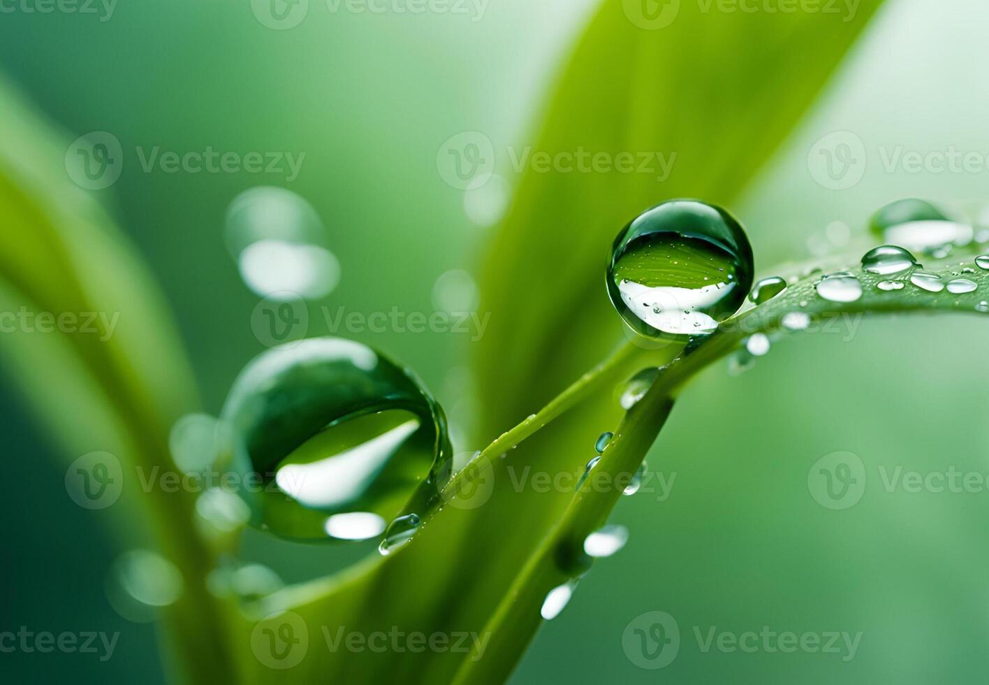 Glistening Prism A Raindrops Symphony of Refracted Light photo